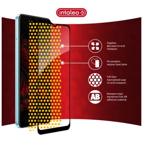 Скло захисне Intaleo Full Glue Oppo A17k Black (1283126593680)