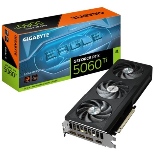 Відеокарта GIGABYTE GeForce RTX5060Ti 8Gb EAGLE MAX OC (GV-N506TEAGLEMAX OC-8GD)