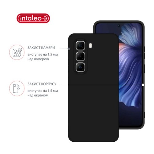 Чохол до мобільного телефона Intaleo SoftShell Infinix Hot 60 Pro Plus Black (1283126635823)