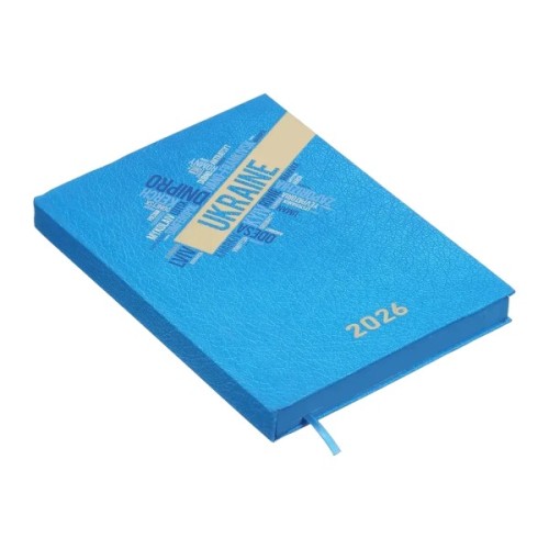 Тижневик Buromax датований 2026 POWER, A5, блакитний (BM.2157-14)