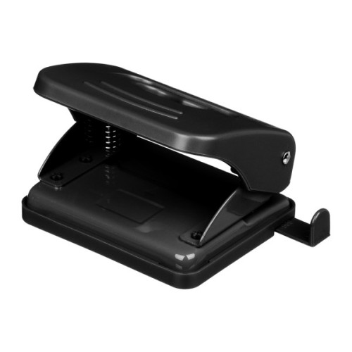 Діркопробивач Buromax пластиковий, до 20 аркушів, 120 х 82 х 53 мм, чорний (BM.4017-01)