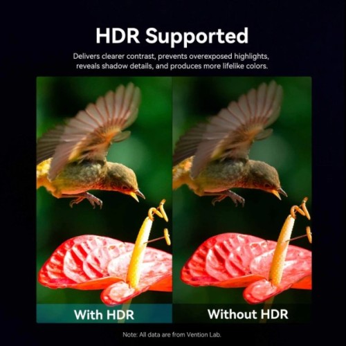 Кабель мультимедійний HDMI M to HDMI M 20.0m 4K60Hz fiber optic black Vention (ALSBQ)