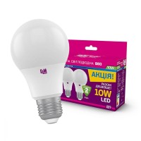 Лампочка ELM B60 10W PA10 E27 4000 3шт. (18-0150)