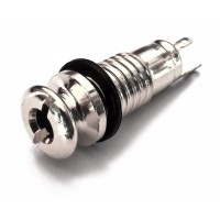 Вихідний роз'єм для гітари Paxphil Endpin Jack (Chrome) (LJ-15/2P CR)