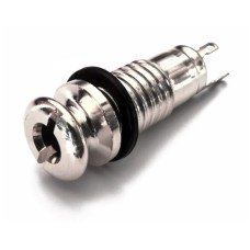 Вихідний роз'єм для гітари Paxphil Endpin Jack (Chrome) (LJ-15/2P CR)