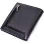 Гаманець ST Leather З натуральної шкіри Чорний (19466)