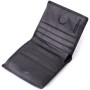 Гаманець ST Leather З натуральної шкіри Чорний (19466)