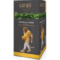 Чай Graff Зелений Tropicana Verde Манго-Лічі 20 пакетиків х 1.5 г (4820279610665)