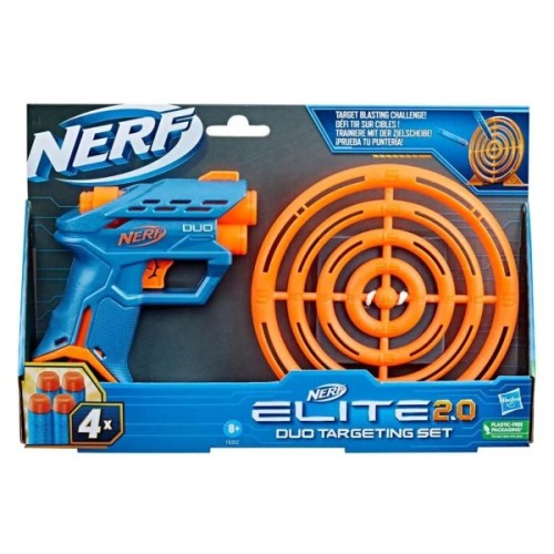 Іграшкова зброя Hasbro Набір Бластер Нерф Дуо з мішенню, Серії Еліт 2.0 (F6352)