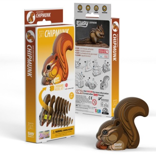 Пазл Eugy 3D Зоопарк Бурундук (XEG-041)