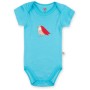 Боді дитяче Luvable Friends синій з бамбука з пташкою (68336.B.6-9)