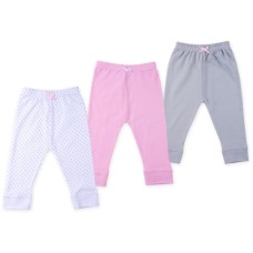 Штани дитячі Luvable Friends 3 шт рожеві для дівчаток (32139.3-6)