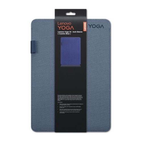Чохол до ноутбука Lenovo 14" Yoga Sleeve Cosmic Blue (GX41N42944)