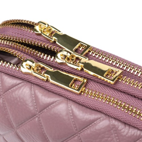Сумка Vintage З натуральної шкіри Пурпурна (22891)