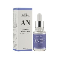 Сироватка для обличчя Cos De BAHA Arbutin Niacinamide Serum Проти пігментації з арбутином 5% і ніацинамідом 5% 30 мл (8809240318324)