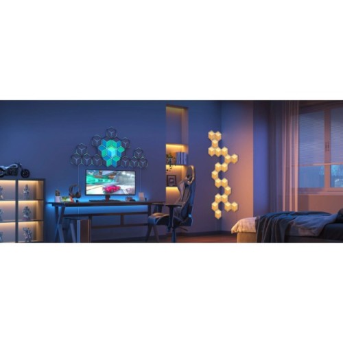 Світильник Govee H606A Glide Hexagon Light, 7шт, RGBIC WI-FI/Bluetooth, Meteor grey (H606AC81)