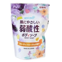 Рідке мило Rocket Soap Weak Acid Body Soap pH-збалансоване Фруктово-квітковий аромат Змінний блок 340 мл (4571113802165)