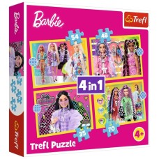 Пазл Trefl Barbie Веселий світ Барбі 4 в 1 (35, 48, 54, 70) (5900511346268)