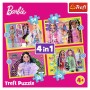Пазл Trefl Barbie Веселий світ Барбі 4 в 1 (35, 48, 54, 70) (5900511346268)