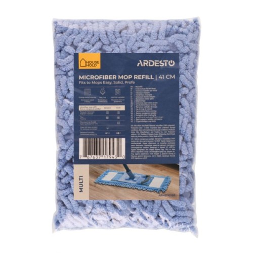 Насадка змінна для швабри Ardesto Multi Мікрофібра 41 см (ARHE1102SB)