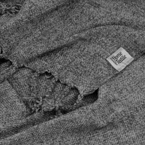 Плед Ardesto Chenille 140х190см, 100% поліестер, сірий темний (ART0203CH)