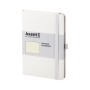 Книга записна Axent Partner 125х195 мм в точку 96 аркушів Біла (8306-21-A)