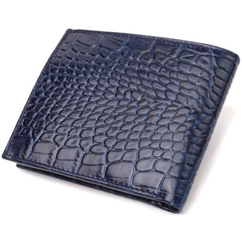 Портмоне Canpellini З натуральної шкіри Синє (21774)