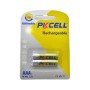 Акумулятор PkCell AAA R03 600mAh 1.2V NiMH Rechargeable Battery, 2шт/бл (PC/AAA600-2BR)
