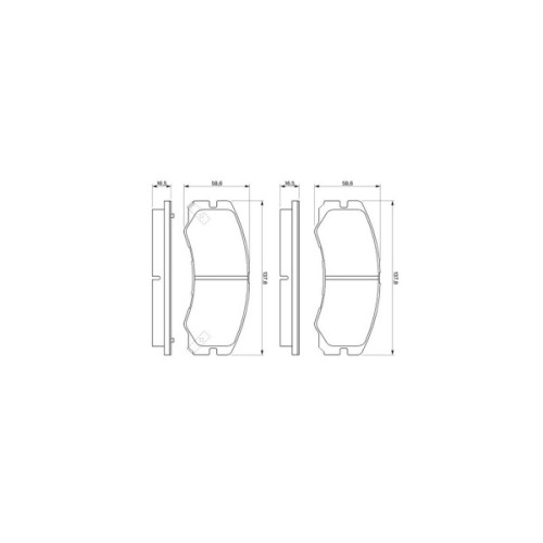 Гальмівні колодки Bosch 0 986 424 366