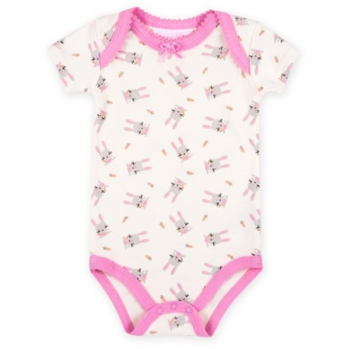 Боді дитяче Luvena Fortuna 3 шт з короткими рукавами для дівчаток (G8329.3-6)