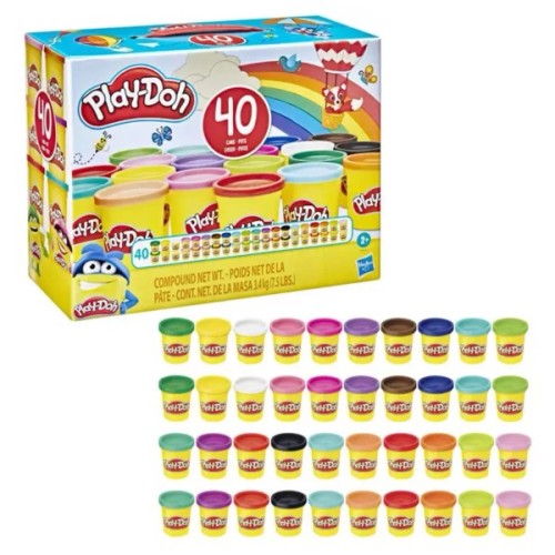 Набір для творчості Hasbro Play-Doh Набір пластиліну з 40 баночок (E9413)