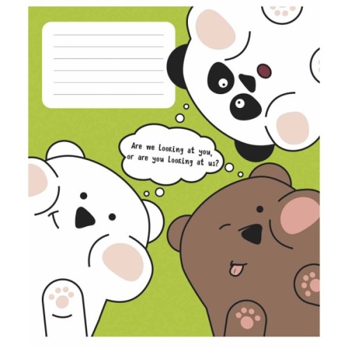 Зошит Школярик Animal's memes 12 аркушів клітинка (012-3567K)