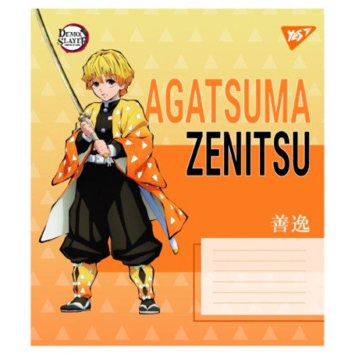 Зошит Yes Demon slayer Heroes А5 36 аркушів лінія (767696)