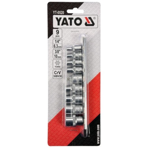 Набір торцевих головок Yato YT-0520