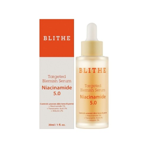 Сироватка для обличчя Blithe Targeted Blemish Serum Niacinamide 5.0 Освітлювальна 30 мл (8809501660759)