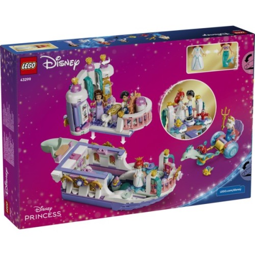 Конструктор LEGO Disney Princess Королівський весільний човен Аріель (43299)