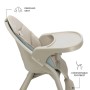 Стілець для годування Kinderkraft Dinnly Beige (5902533931569)