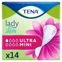 Урологічні прокладки Tena Lady Slim Ultra Mini 14 шт. (7322540013658/7322541115832)