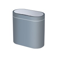 Контейнер для сміття JAH Сенсорний Овальний Сірий 8 л (6605)