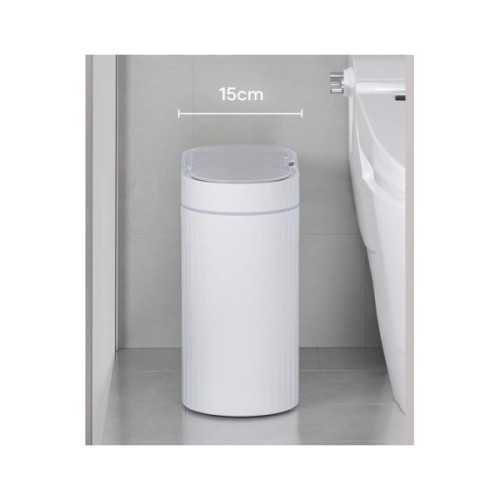 Контейнер для сміття JAH Сенсорний Овальний Сірий 8 л (6605)