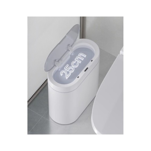 Контейнер для сміття JAH Сенсорний Овальний Сірий 8 л (6605)