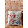 Подушка Прованс гобеленова декоративна Квіти в рамці 45х45 см (034203)