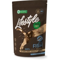 Сухий корм для кішок Nature's Protection Lifestyle Grain Free White Fish Sterilised Adult Cat 400 г (NPLS45801)