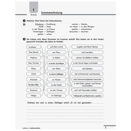 Робочий зошит Німецька мова. 10 клас. 6-й рік навчання. До підручника для 10 класу ЗЗСО "Hallo, Freunde" Ранок (9786170946799)