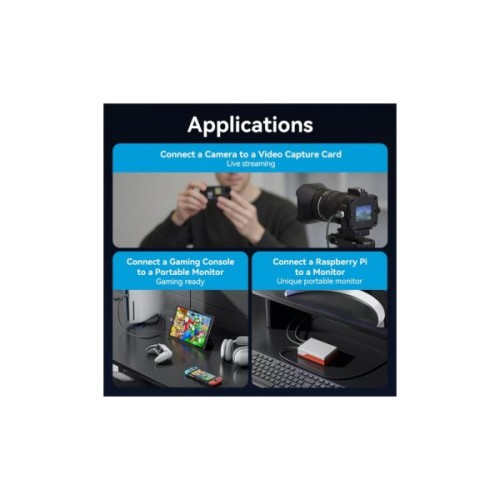 Кабель мультимедійний HDMI M to HDMI micro M 1.0m V2.0 8K 60Hz green Vention (AGKGF)