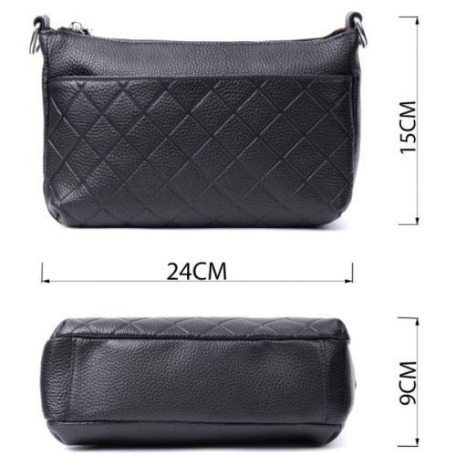 Сумка Vintage З натуральної шкіри Чорна (22805)