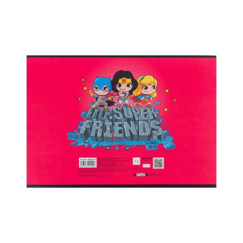 Альбом для малювання Kite DC Comics, 12 аркушів (DC24-241)