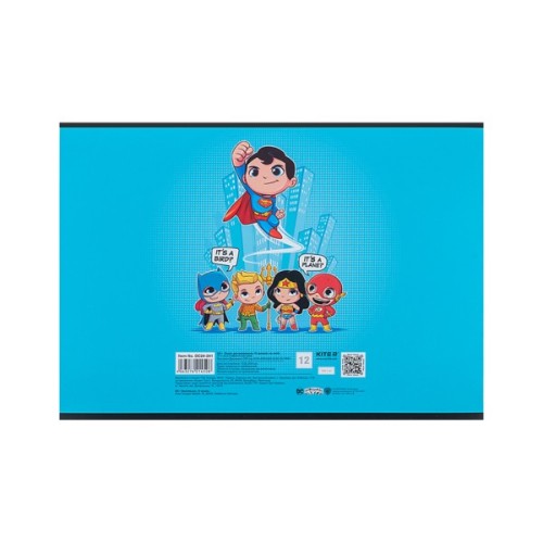 Альбом для малювання Kite DC Comics, 12 аркушів (DC24-241)