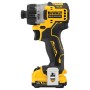 Шуруповерт DeWALT 12V XR Li-Ion, 8 Нм, 1100 об/мин, 2x2Ah, кейс (DCF601D2)