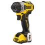 Шуруповерт DeWALT 12V XR Li-Ion, 8 Нм, 1100 об/мин, 2x2Ah, кейс (DCF601D2)